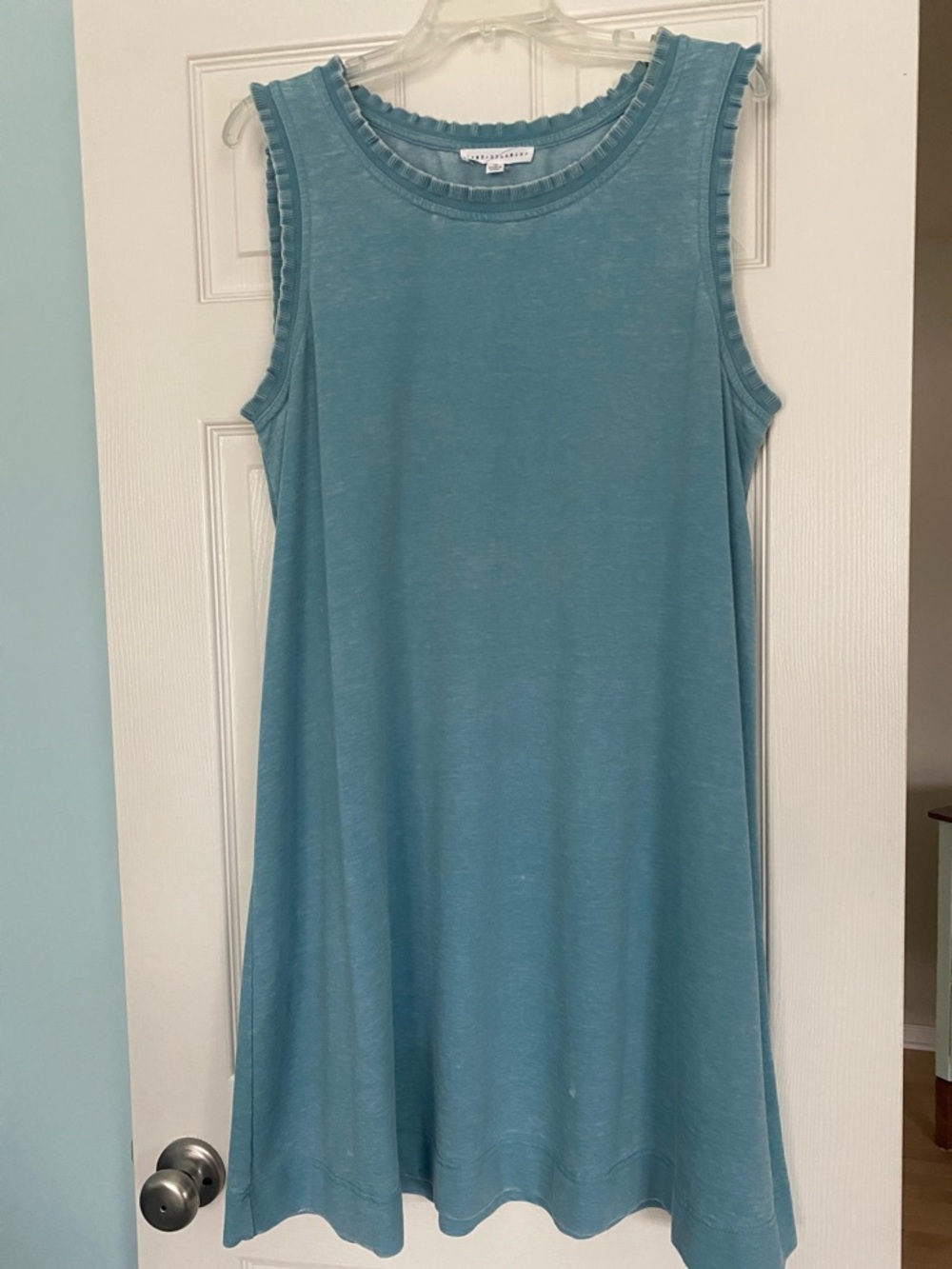 Jane and Delancey Teal Sleeveless Swing Dress